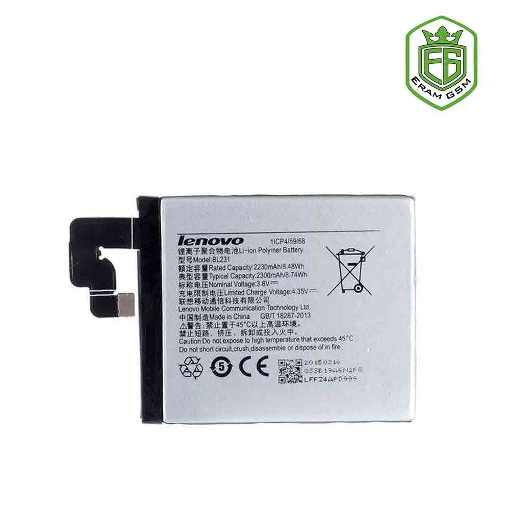 باتری اصلی لنوو BL231 مناسب گوشی Lenovo S90