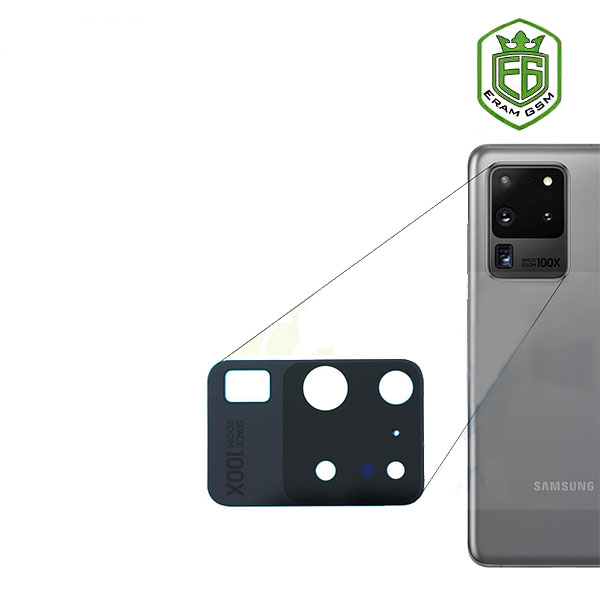 شیشه دوربین اصلی گوشی سامسونگ Samsung Galaxy S20 Ultra